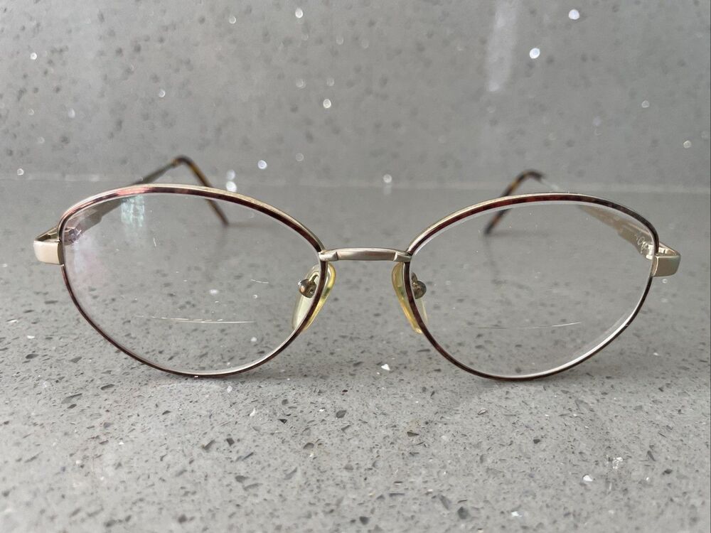 AO Safety YP20 Z87-2 53-17-135 Demi/Gold Full Rim Eyeglasses Frames ONLY Tortois
